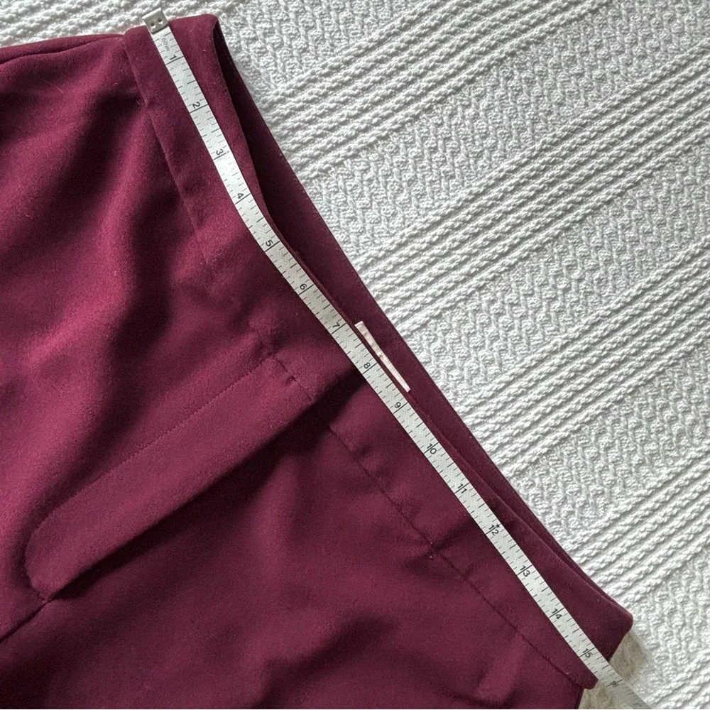 Kate Spade Midnight Wine Cropped Flare Pants